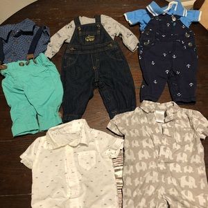 Overall sets, Collar onesie & Romper.